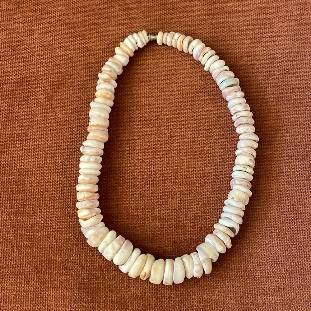 Vintage Authentic Large Chunky Puka Shell Necklace